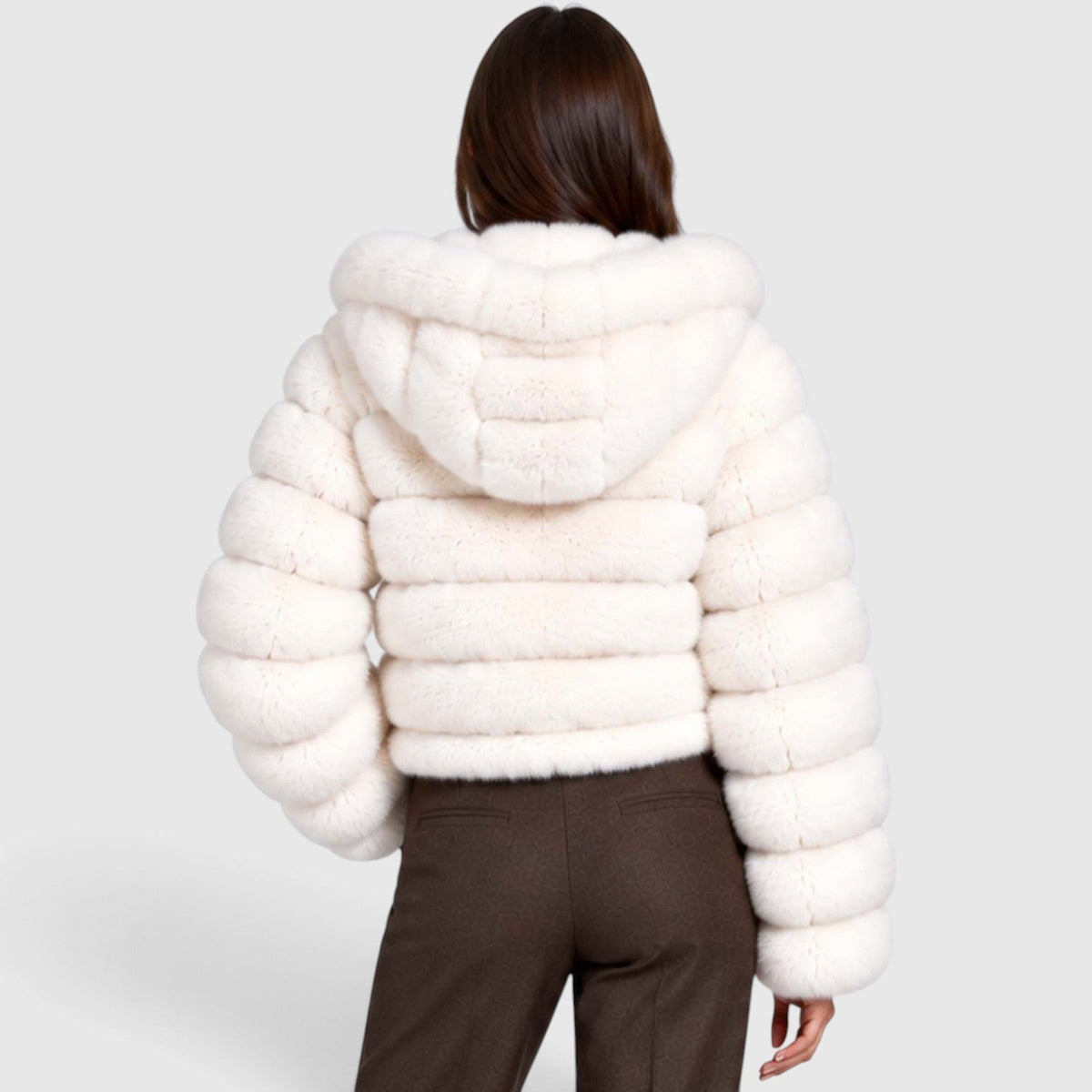 Sanne | Pluche Gevoerde Winterjas