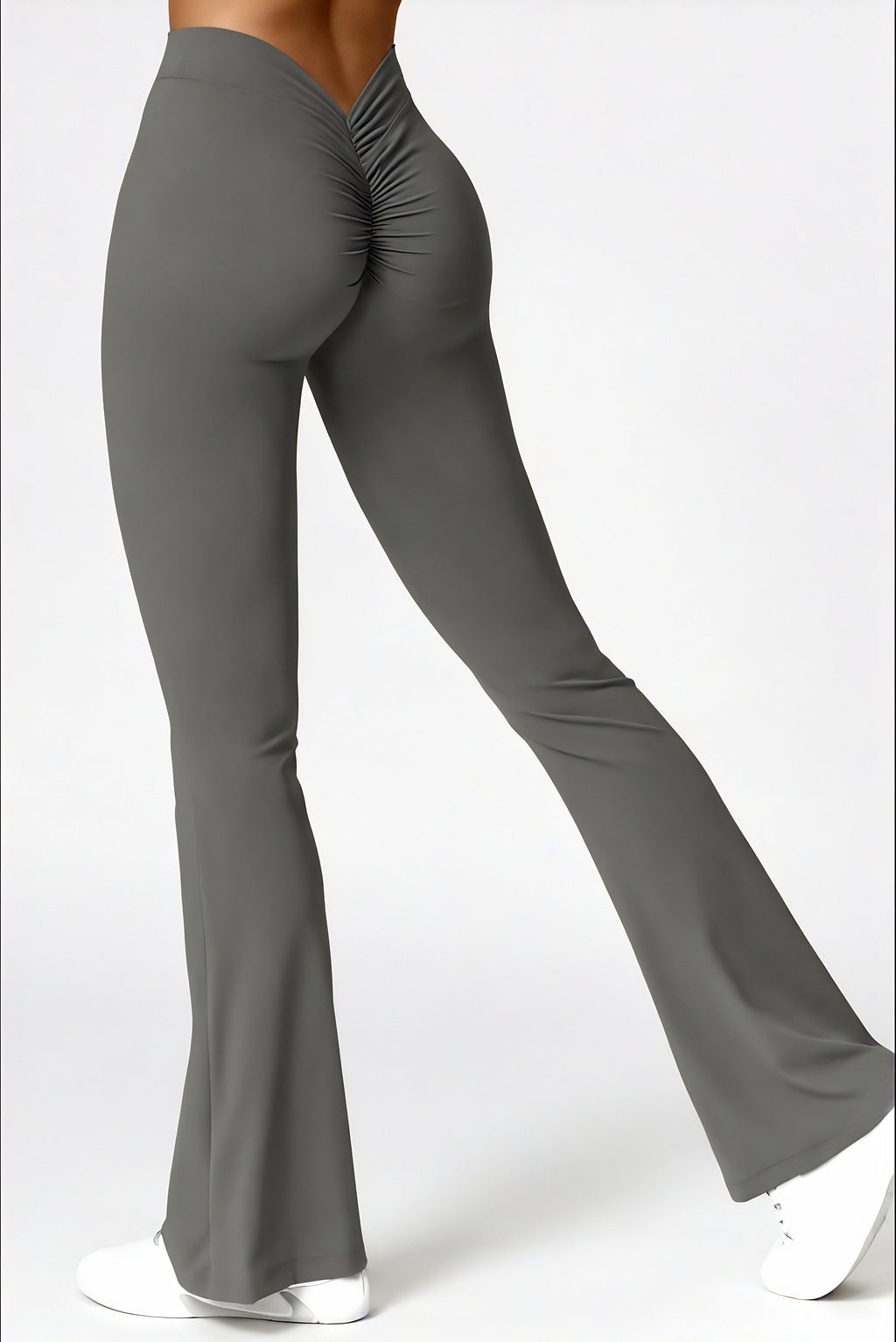 Eline | Flare legging en twist crop topset