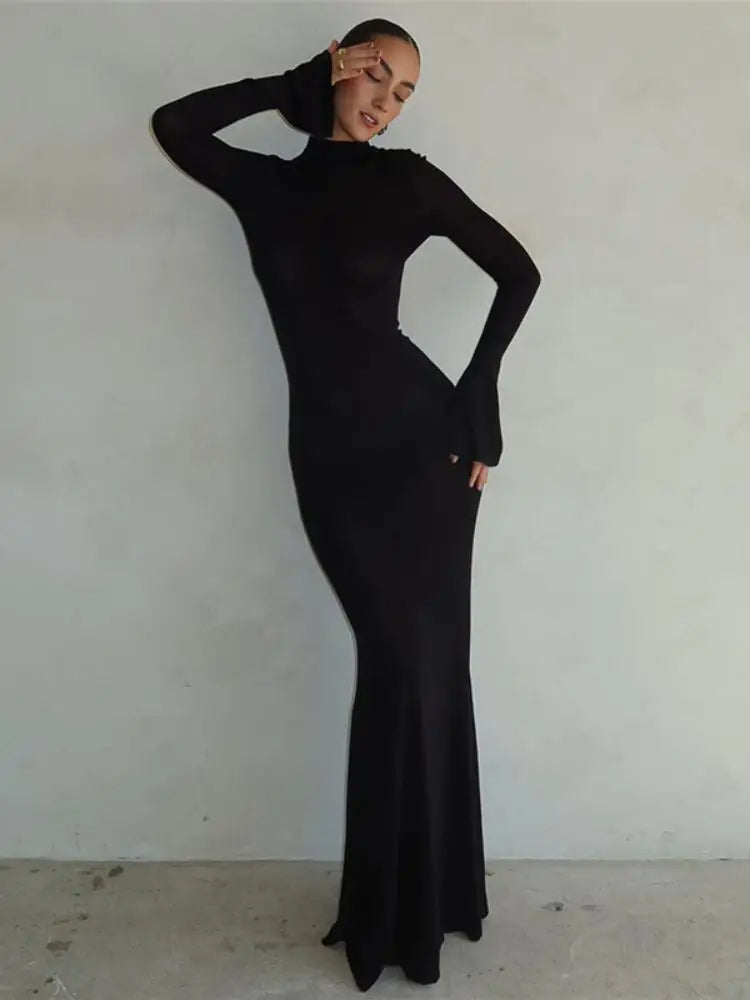 Esme | Rugloze Skinny Jurk