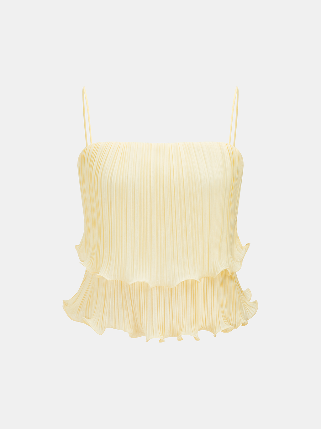 ruffle top botergeel
