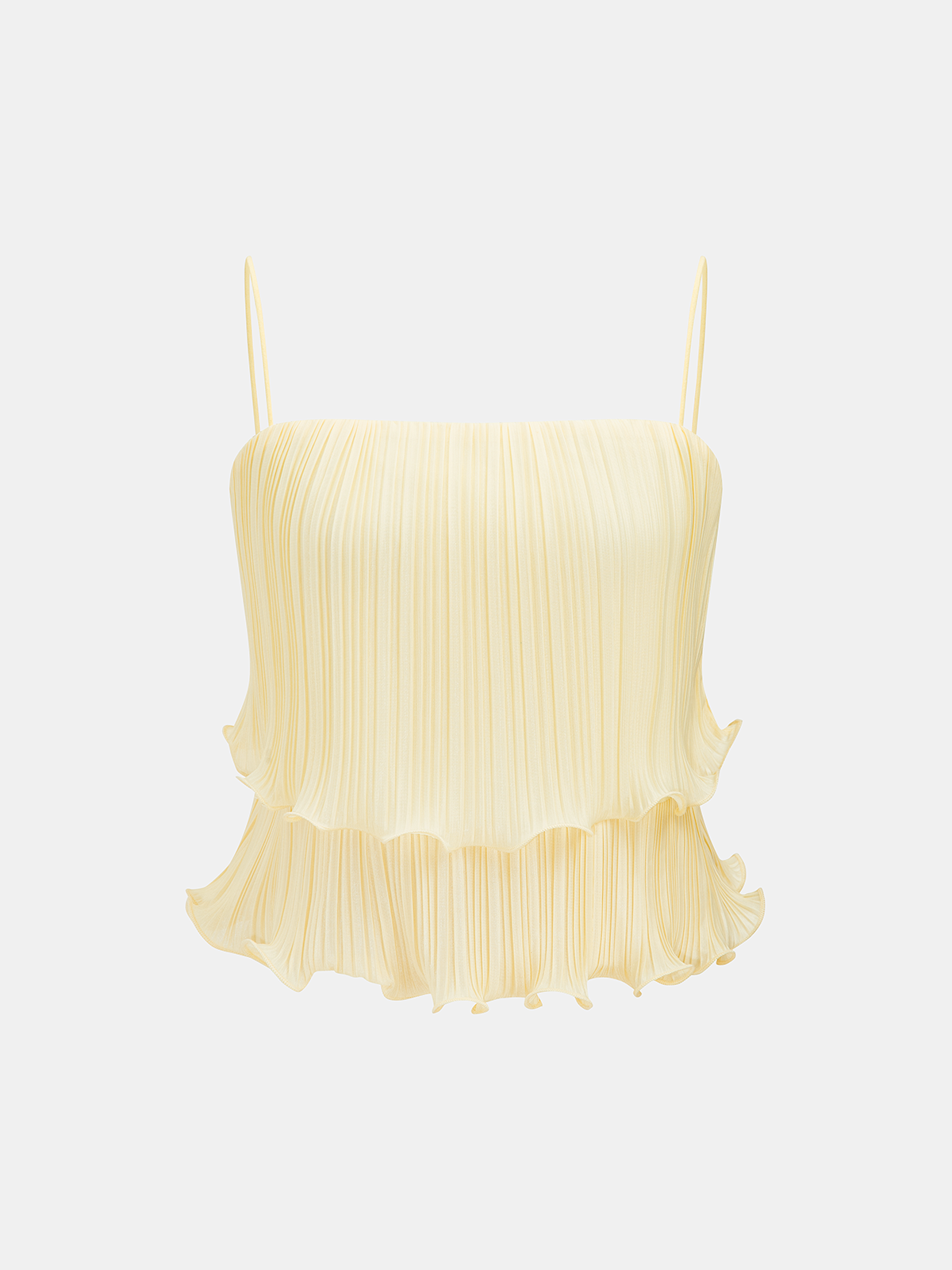 ruffle top botergeel