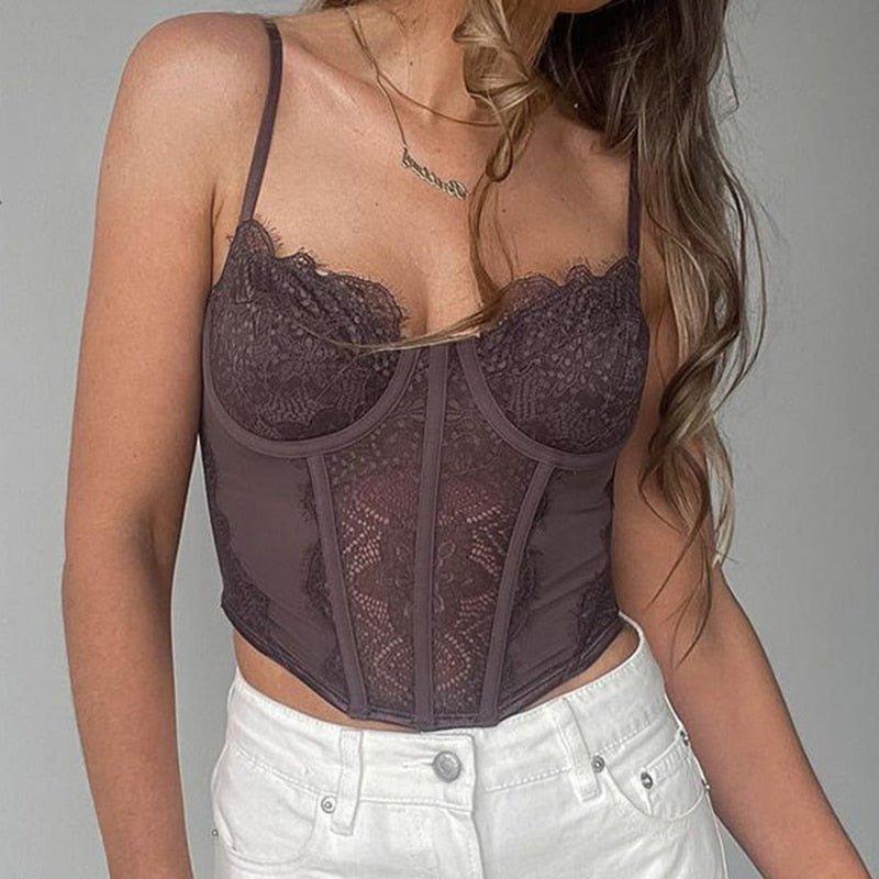 Vera | Kanten corset top