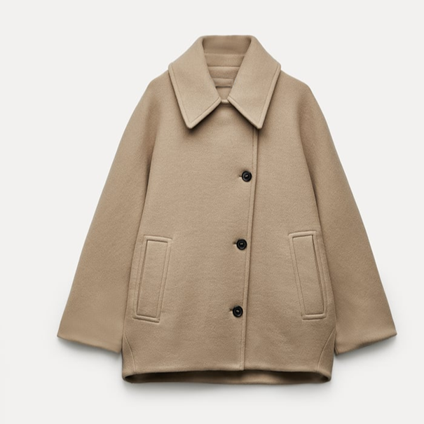 Wren | Oversized Wollen Jas