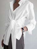 Elise | Lange Blouse met Taillestrik