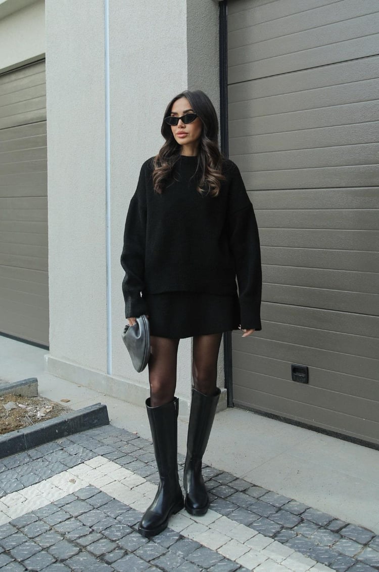 Astrid | Herfstset met rok en trui
