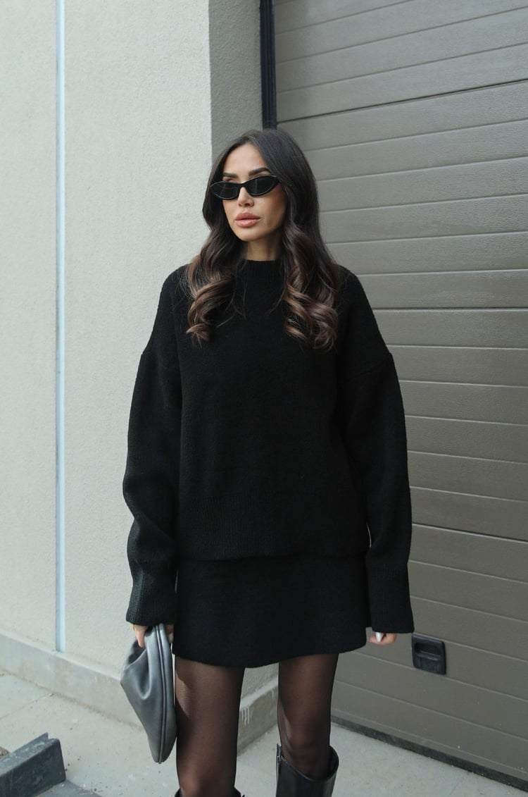 Astrid | Herfstset met rok en trui
