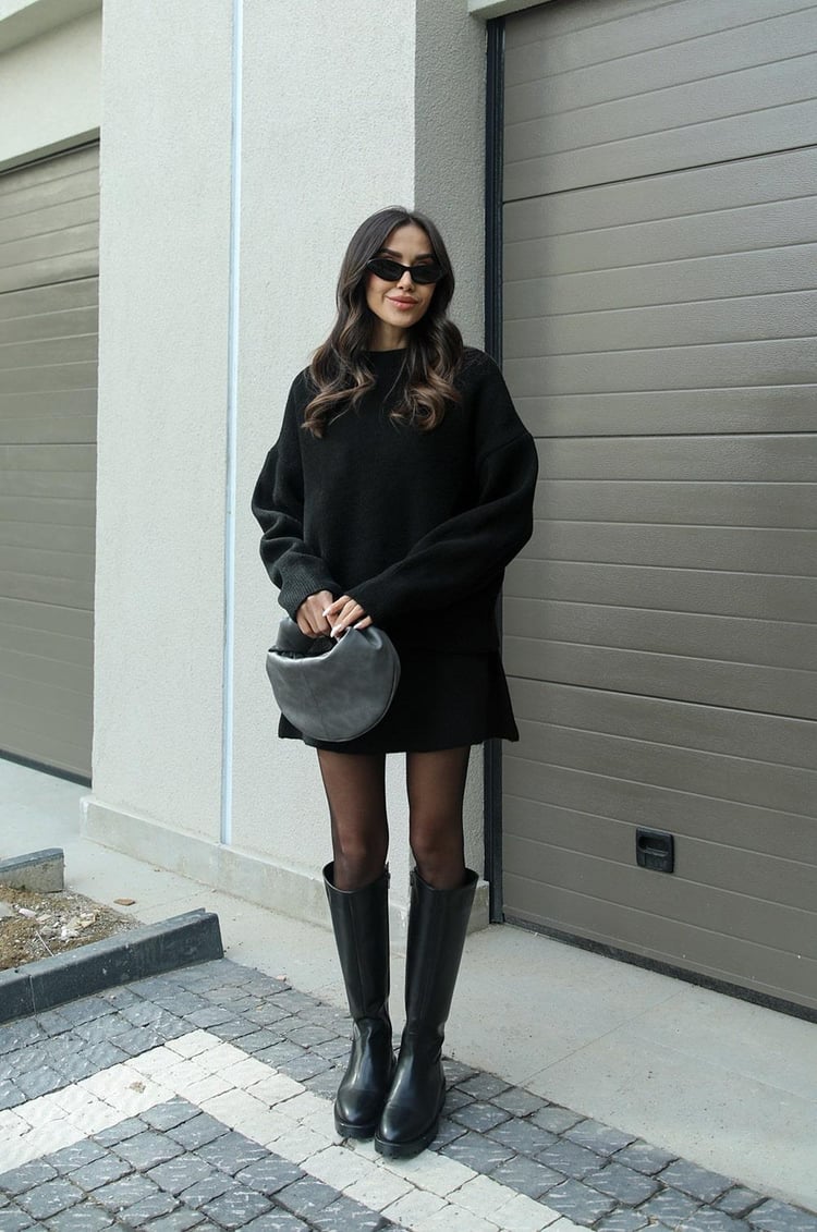 Astrid | Herfstset met rok en trui