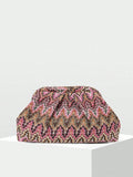 Bianca | Jacquard Geplooide Clutch