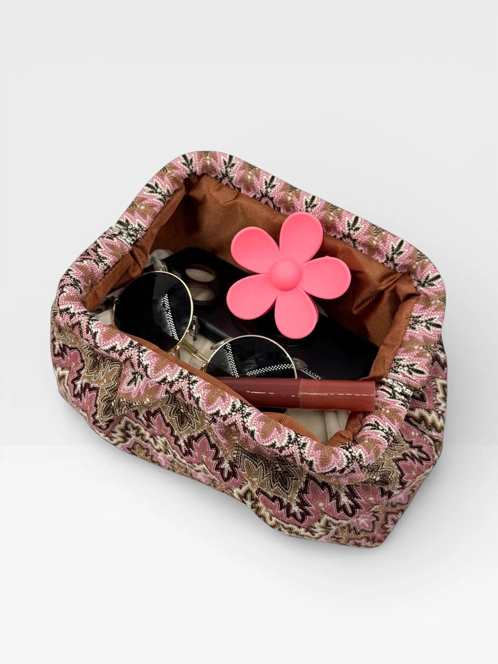 Bianca | Jacquard Geplooide Clutch