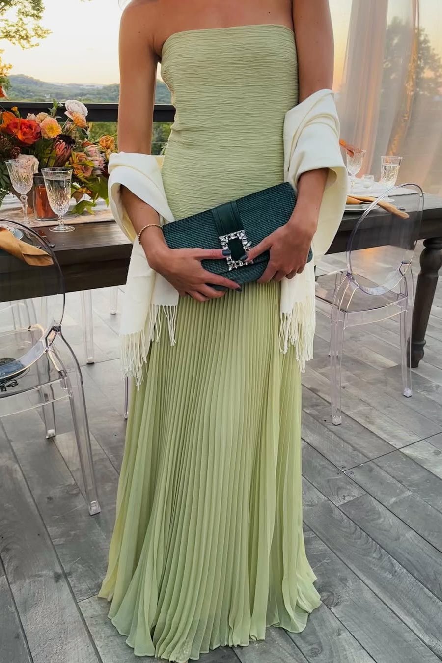 Skyla | Strapless Maxi Jurk