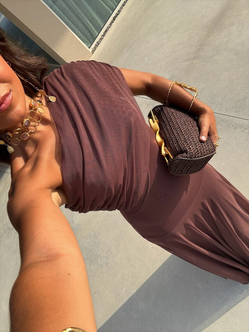 Daniella | Mesh Maxi Jurk