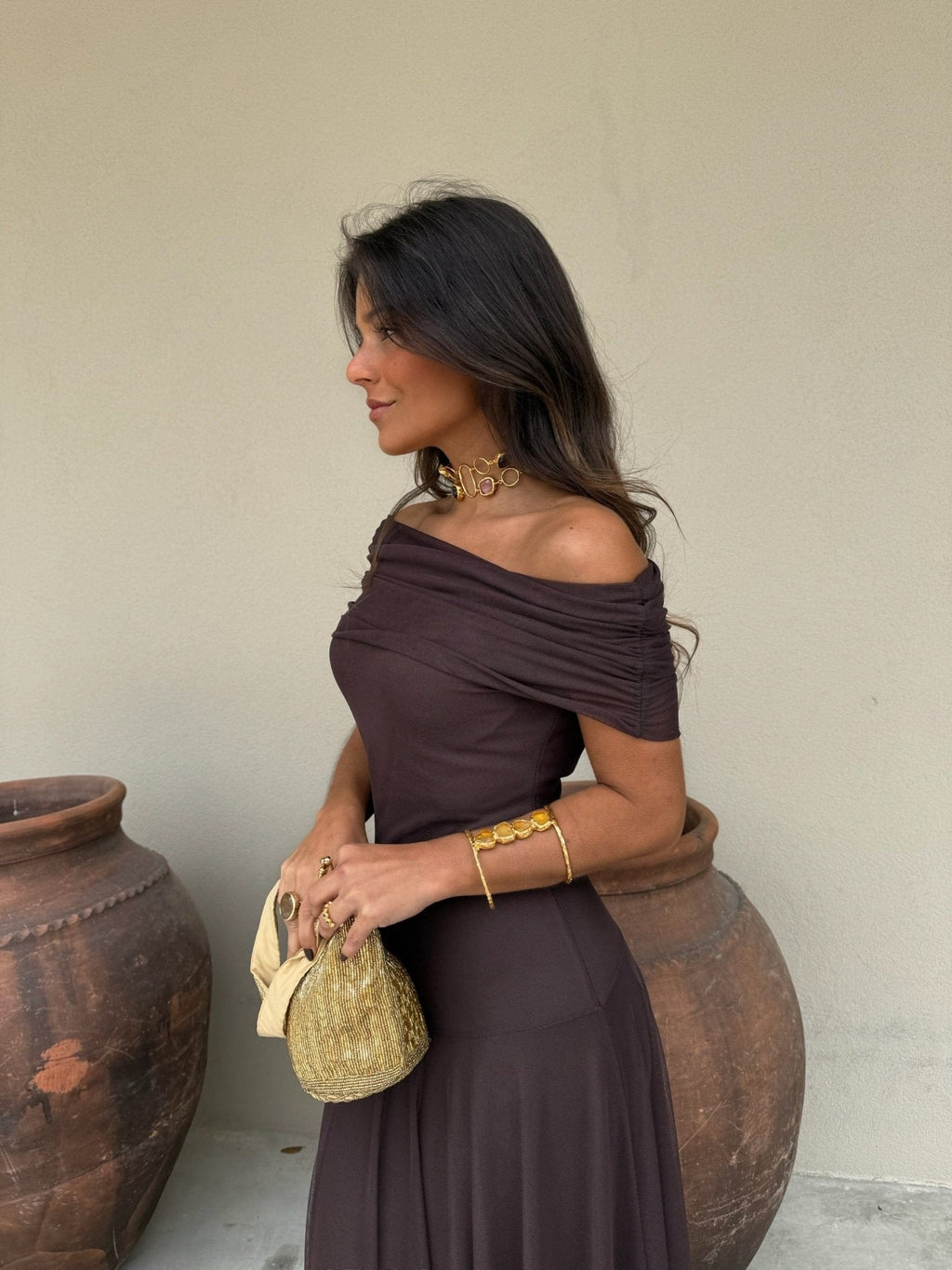 Daniella | Mesh Maxi Jurk