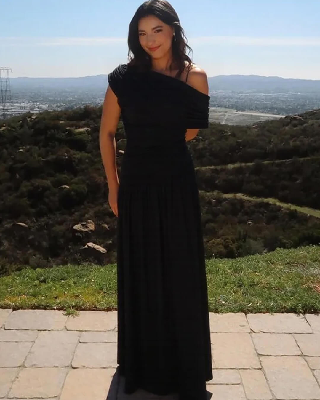 Ingrid | One Shoulder Maxi Jurk