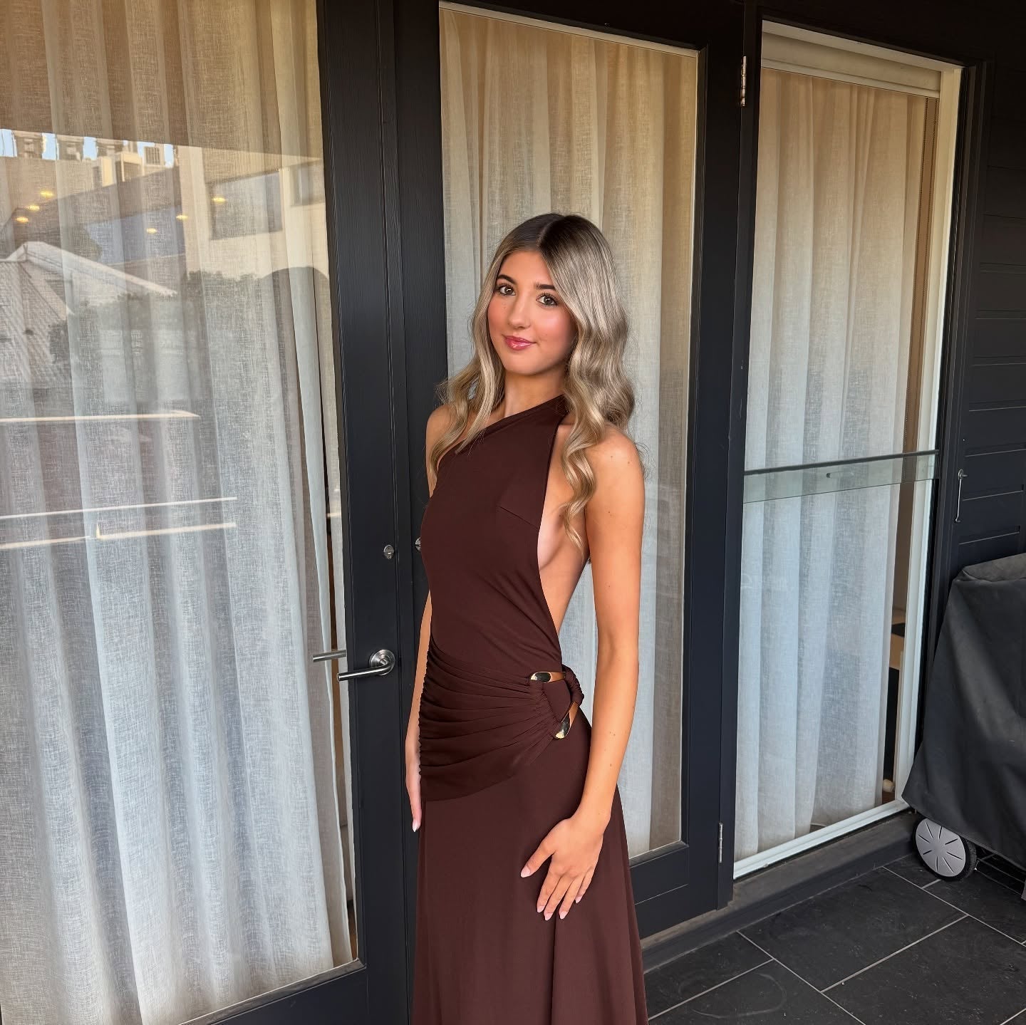 Janna | One-Shoulder Bodycon Maxi Jurk