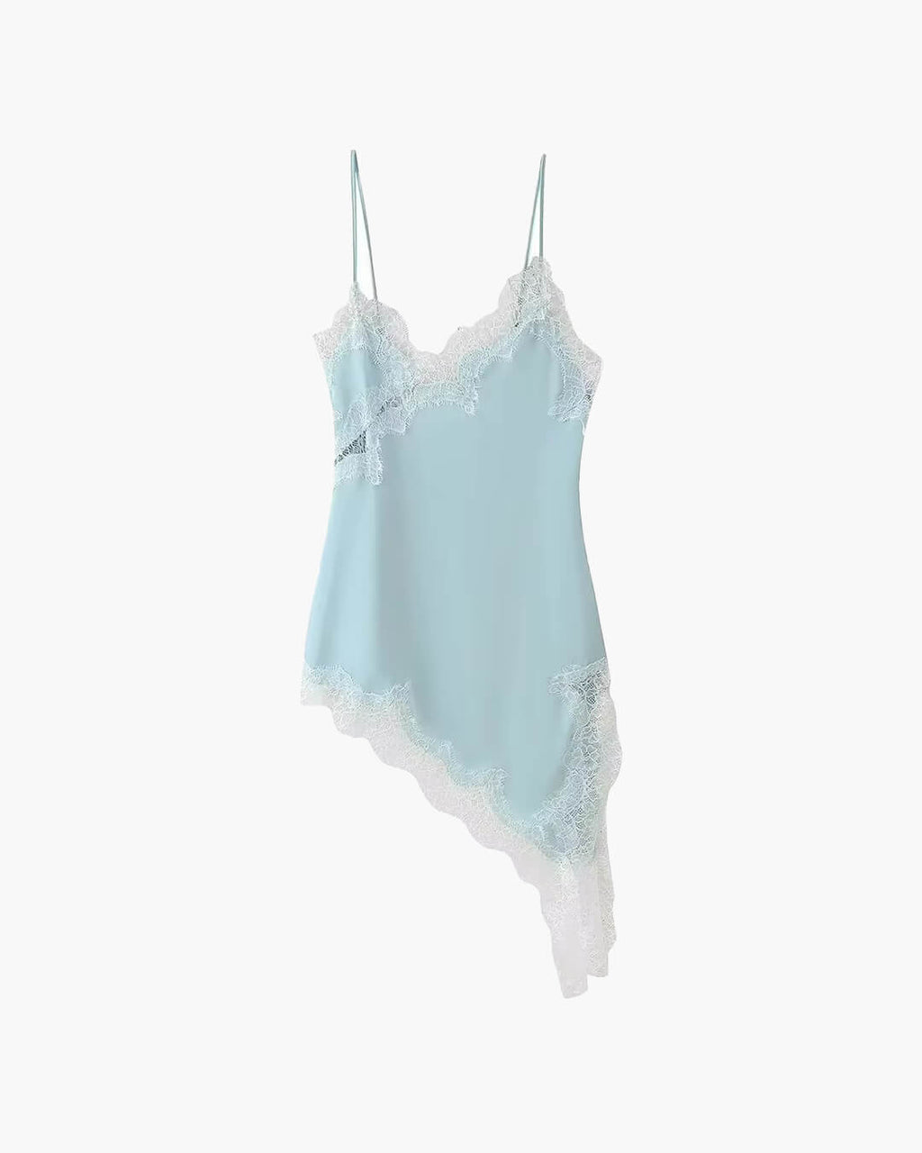 Kara | Asymmetrische Satijnen Mini Jurk