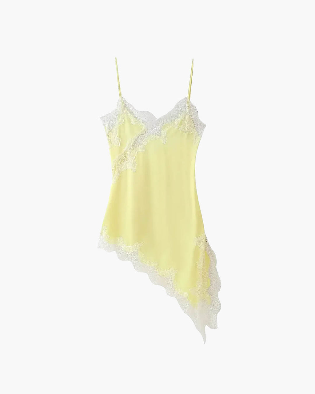 Kara | Asymmetrische Satijnen Mini Jurk