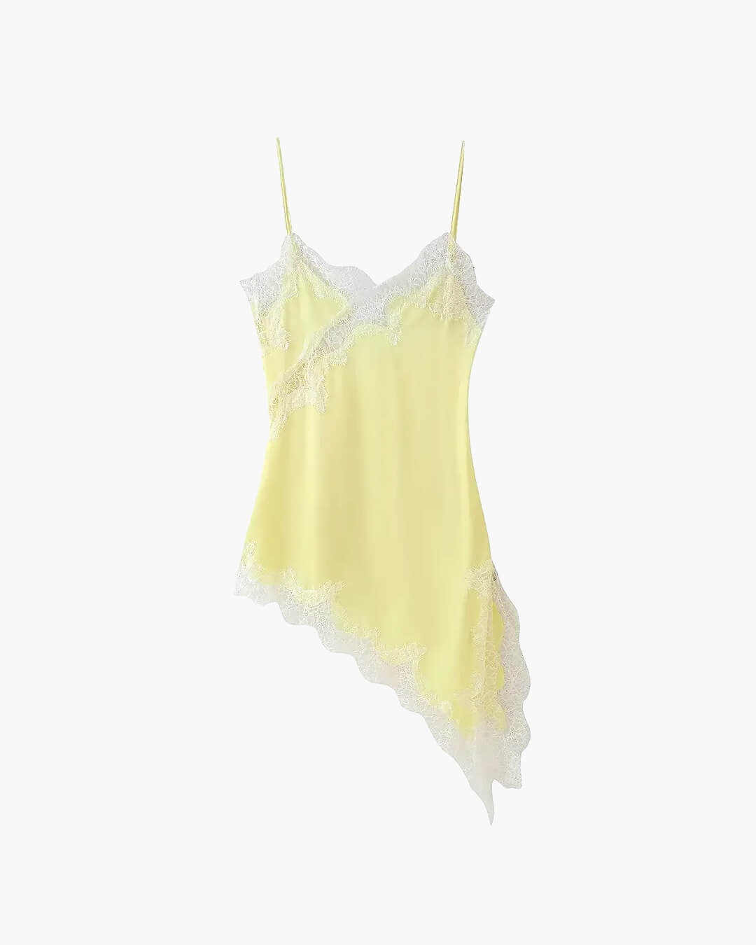 Kara | Asymmetrische Satijnen Mini Jurk