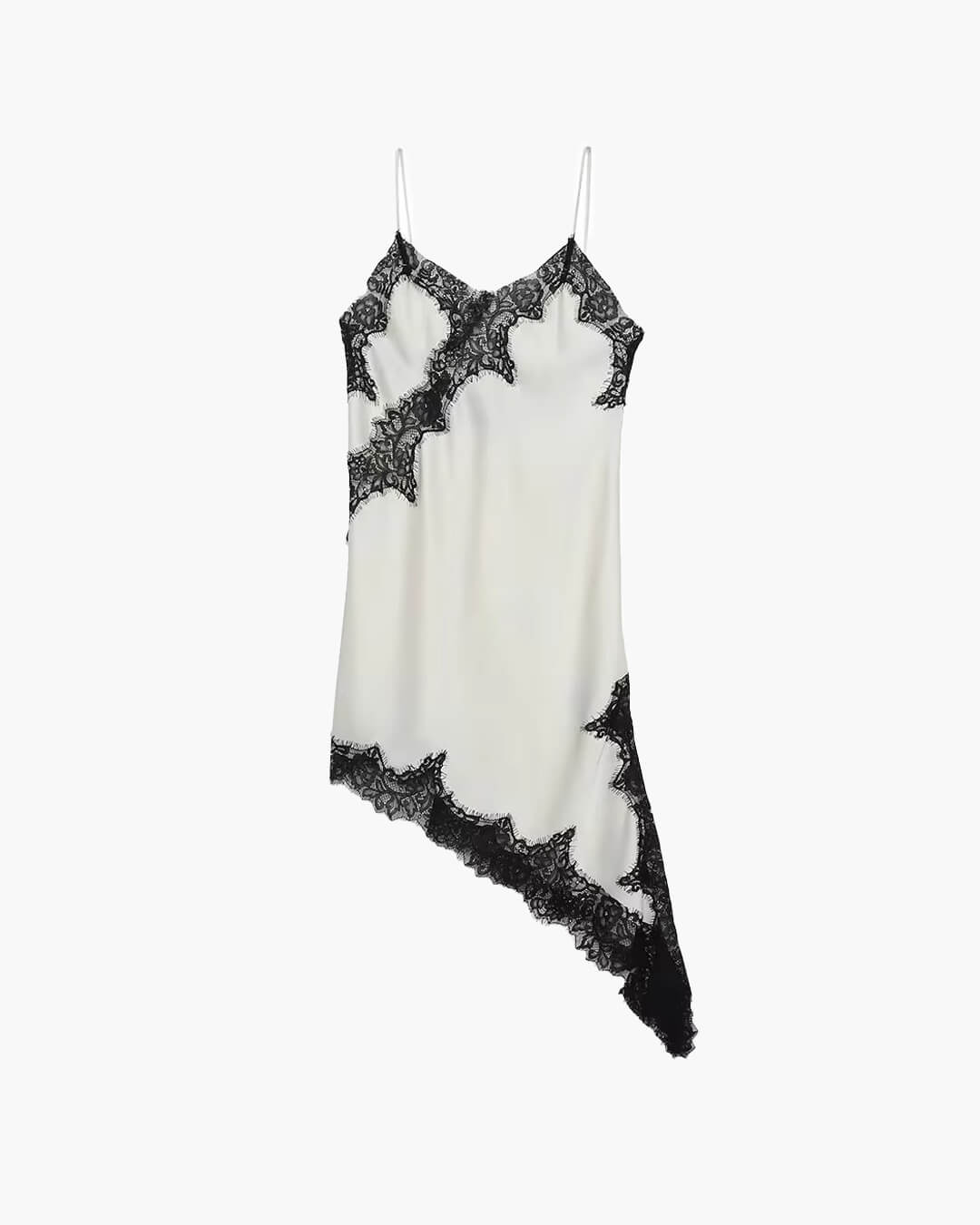 Kara | Asymmetrische Satijnen Mini Jurk