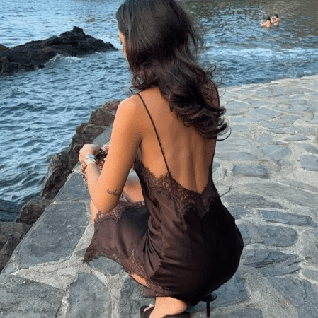 Kara | Asymmetrische Satijnen Mini Jurk
