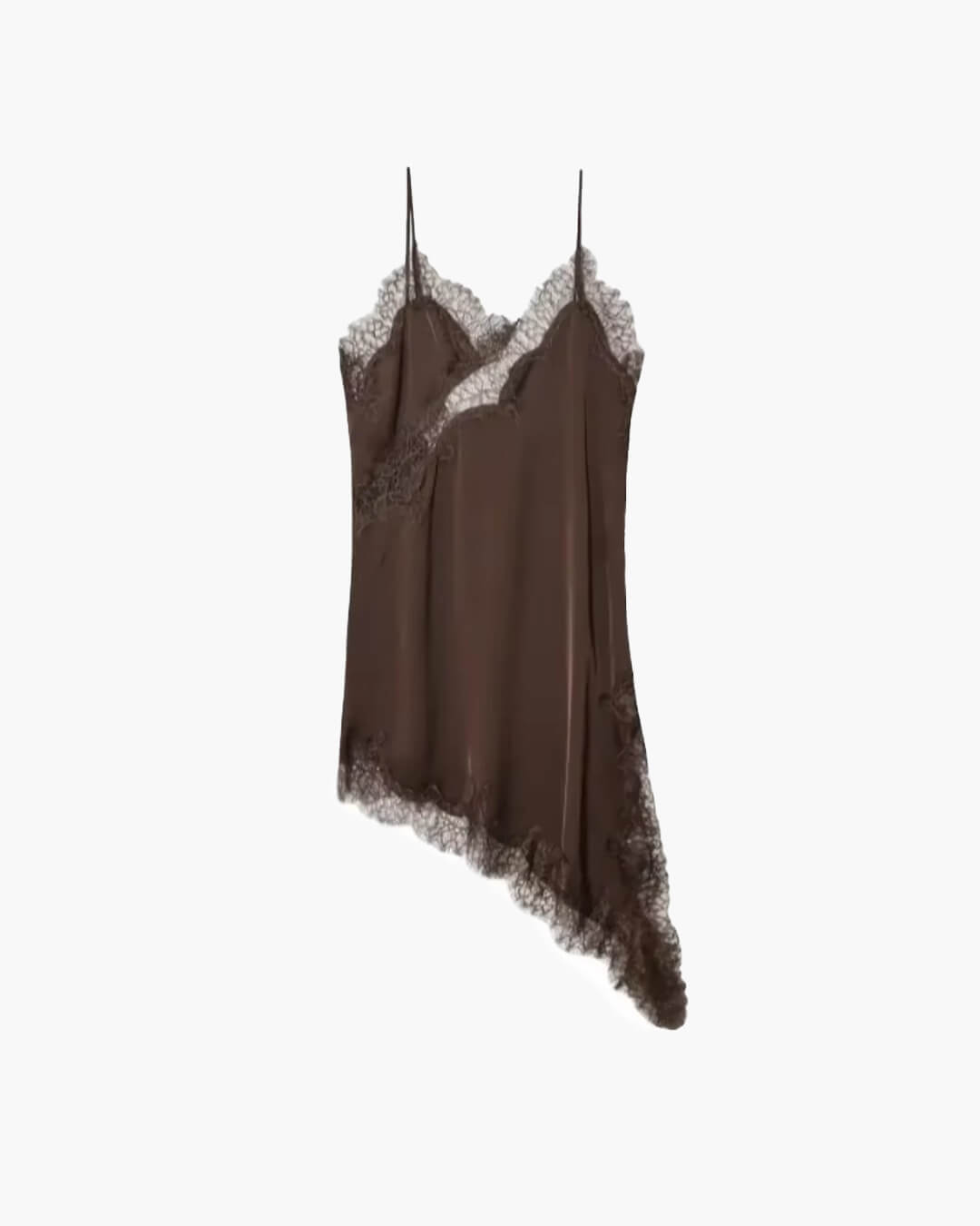 Kara | Asymmetrische Satijnen Mini Jurk