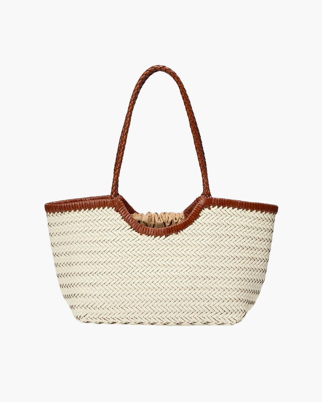 Bianca | Handgeweven Leren Tote Bag