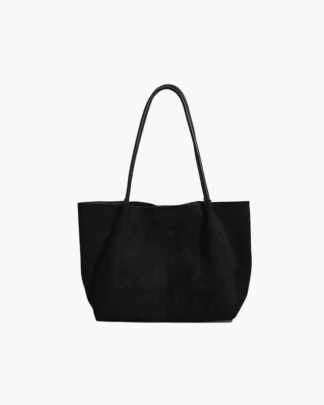 Cheska | Suède Tote Bag met Pouch
