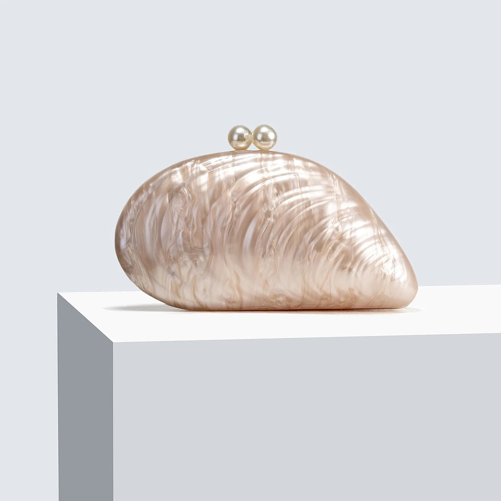 Valentina | Schelpvormige Clutch Tas