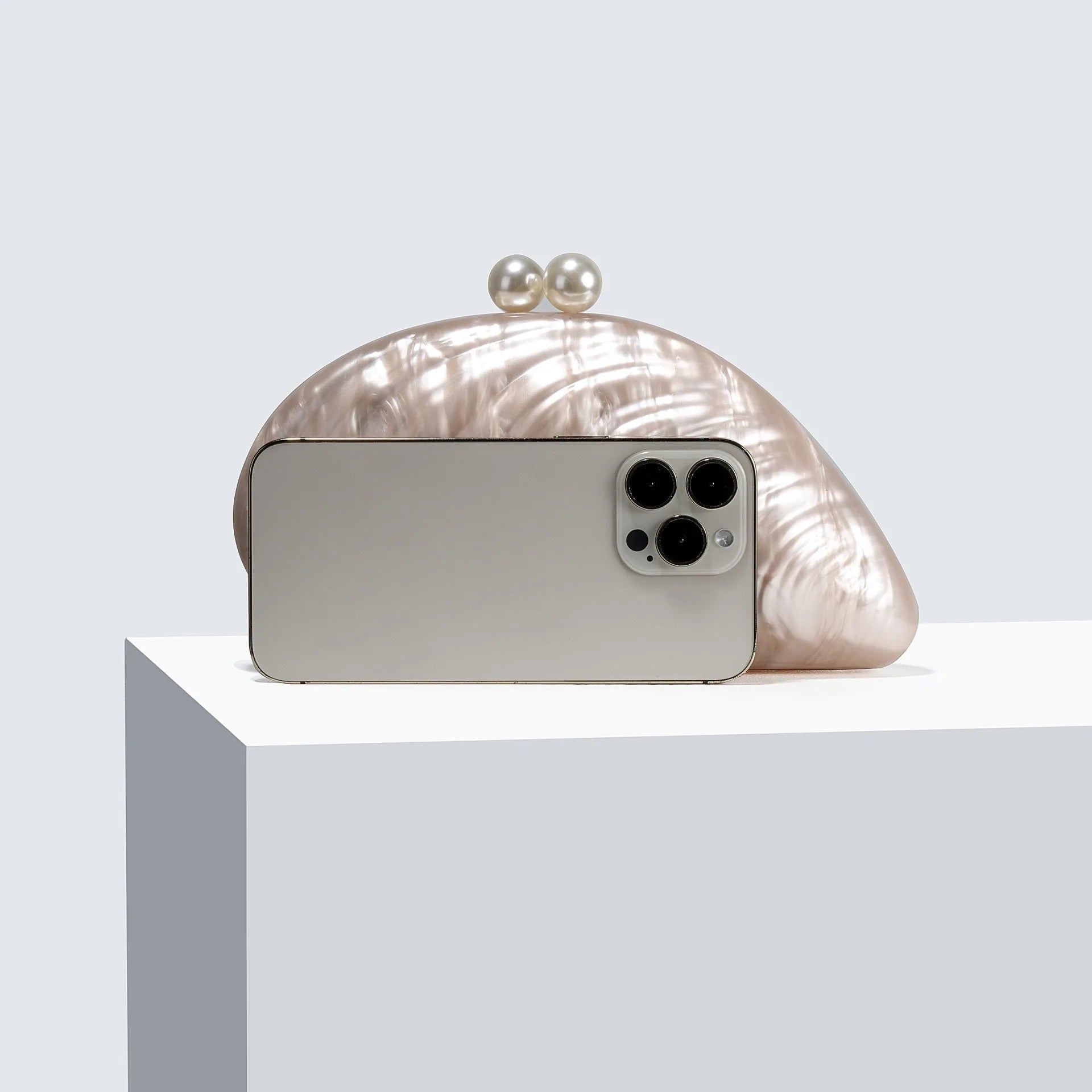 Valentina | Schelpvormige Clutch Tas
