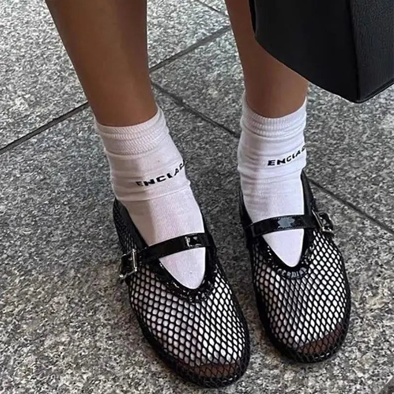 Hadley | Mesh Ballerina's