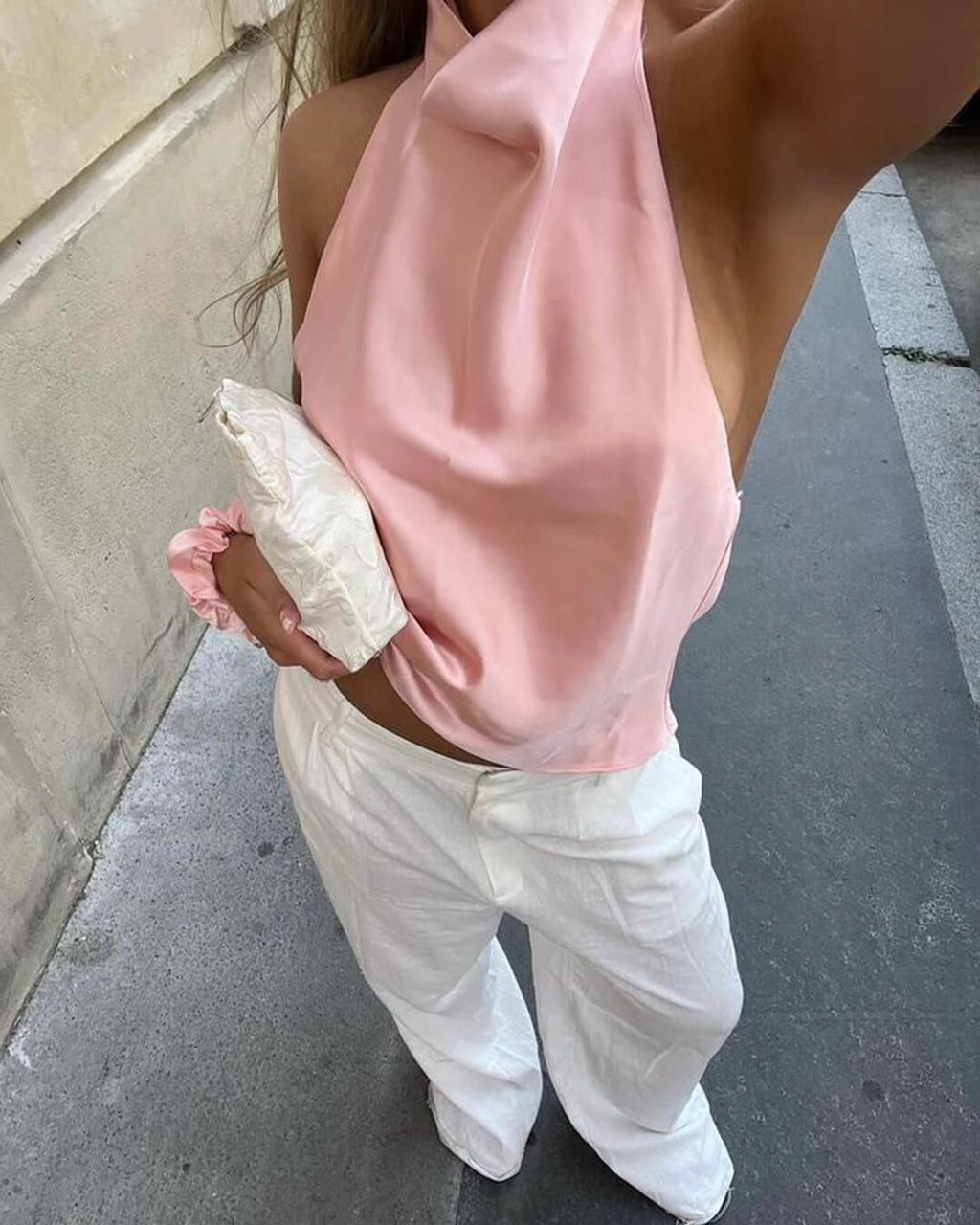 Talia | Getailleerde Halter Top