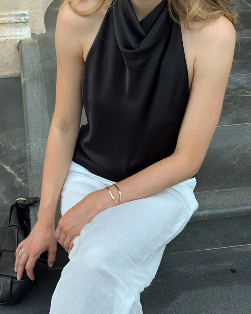 Talia | Getailleerde Halter Top