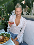 Lerna | V-Hals Kant Top