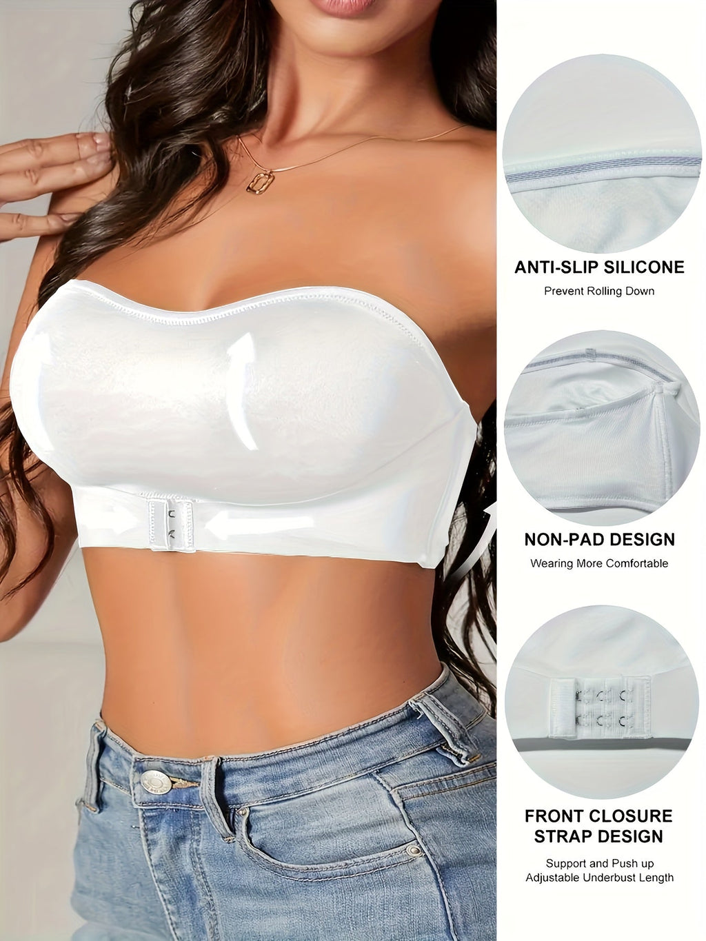 Naomi | Sportieve Naadloze Antislip Bandeau Bh - Comfort & Stijl