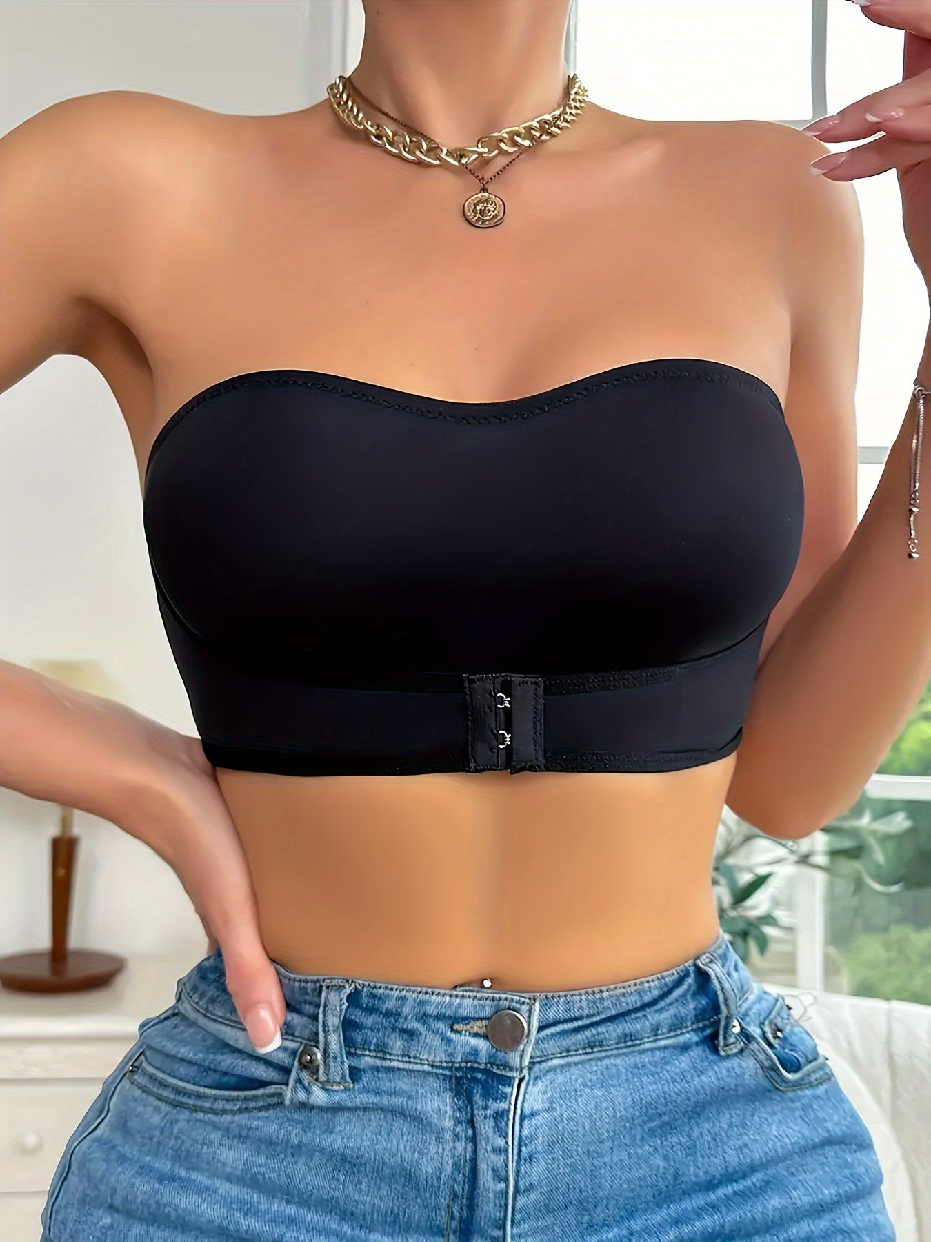 Naomi | Sportieve Naadloze Antislip Bandeau Bh - Comfort & Stijl