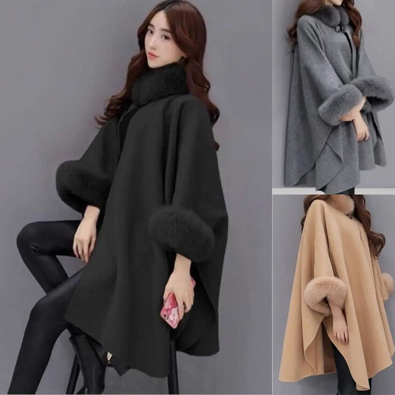 Aurelie | Cape met Hoge Kraag