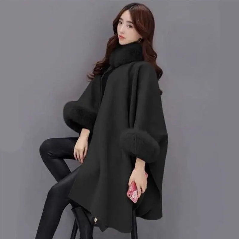 Aurelie | Cape met Hoge Kraag