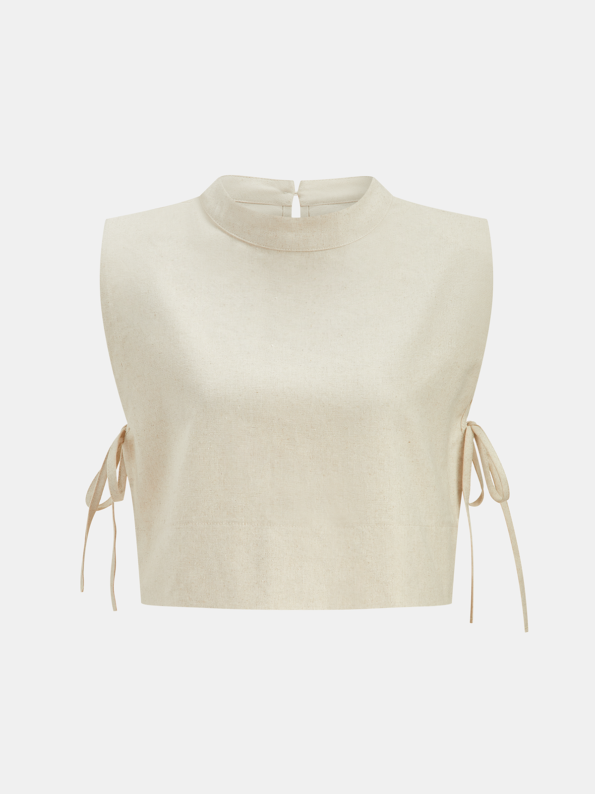 top linnen khaki