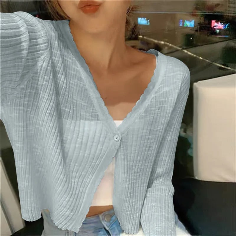Sophie | Lichte Gebreide Cardigan