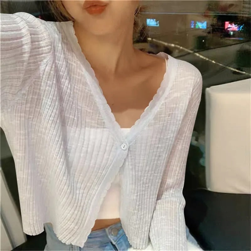 Sophie | Lichte Gebreide Cardigan