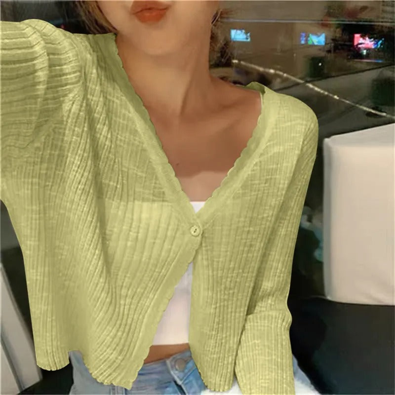 Sophie | Lichte Gebreide Cardigan