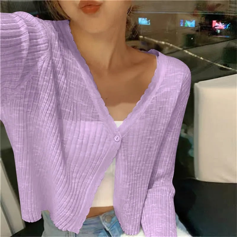 Sophie | Lichte Gebreide Cardigan