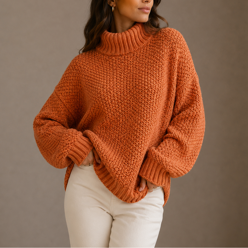 Merlijn | Chunky Coltrui met Geribbelde Afwerking