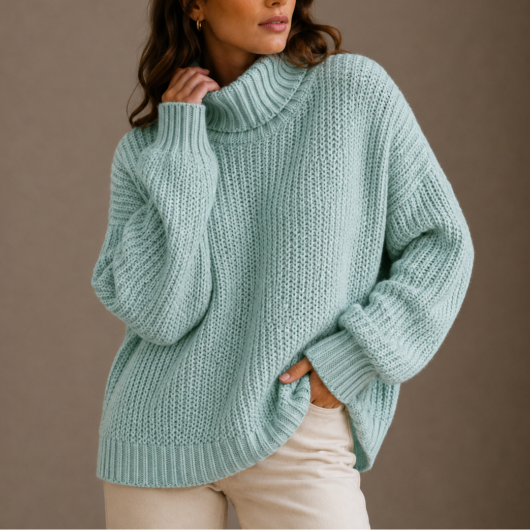 Merlijn | Chunky Coltrui met Geribbelde Afwerking