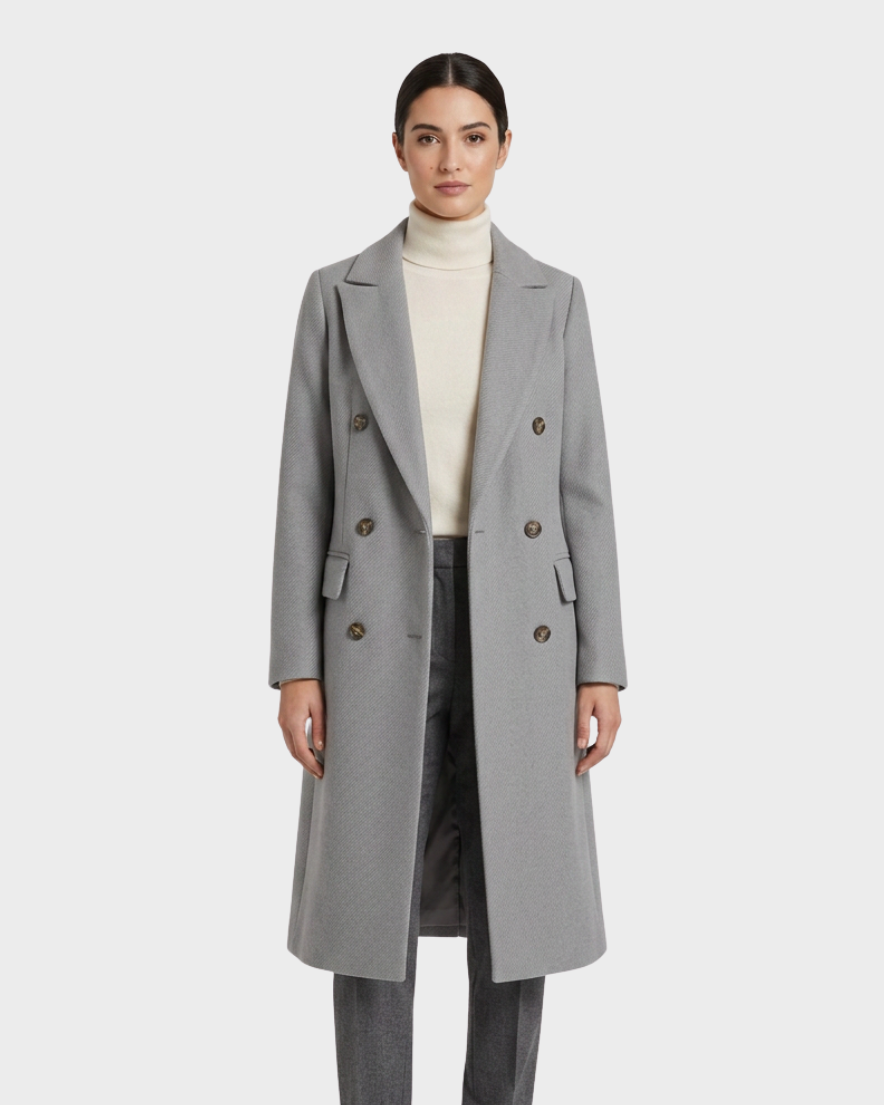 Ottelien | Dubbelzijdige Lange Trenchcoat
