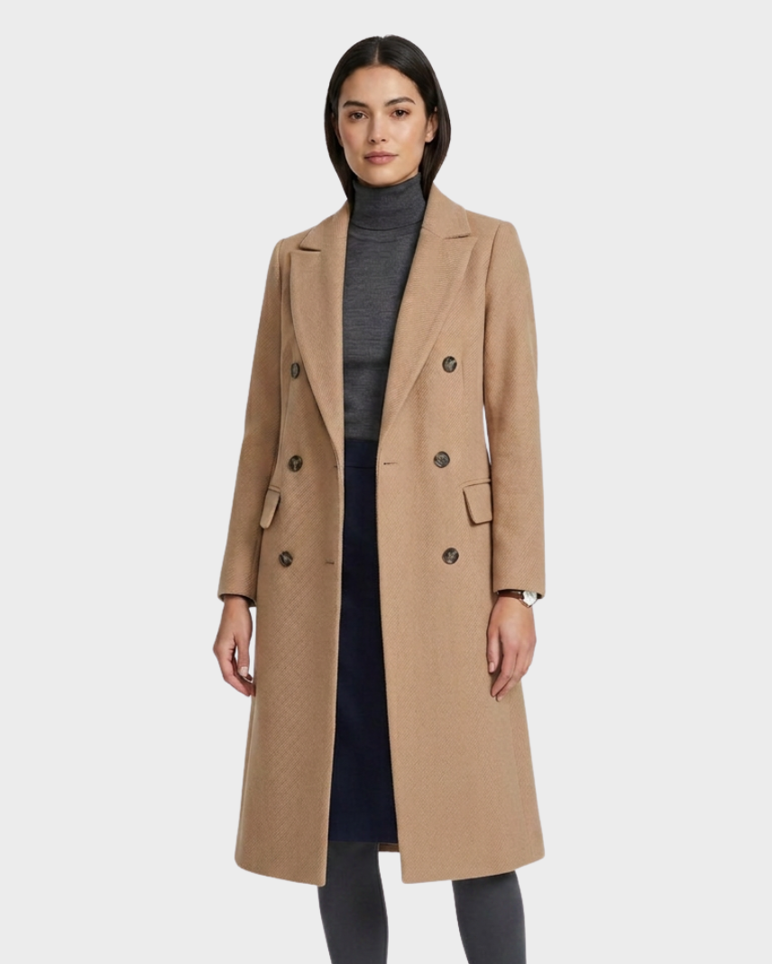 Ottelien | Dubbelzijdige Lange Trenchcoat