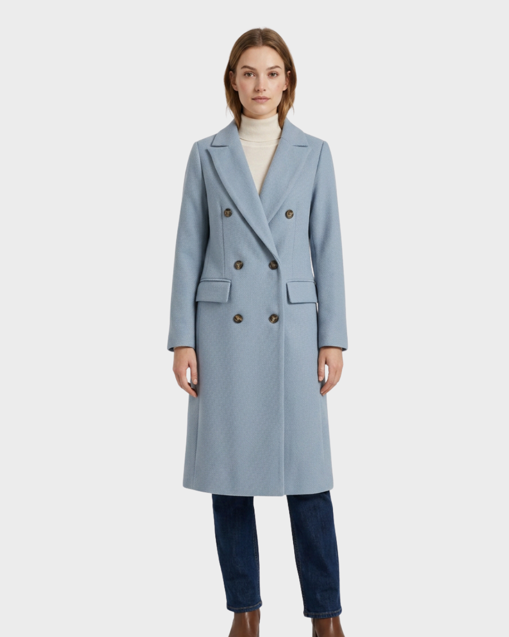 Ottelien | Dubbelzijdige Lange Trenchcoat