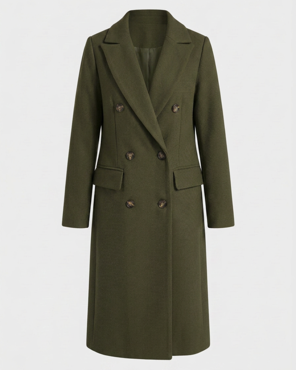 Ottelien | Dubbelzijdige Lange Trenchcoat
