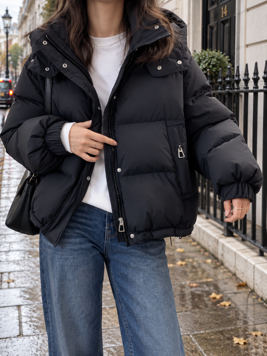 Manou | Oversized Gevoerde Pufferjas met Capuchon