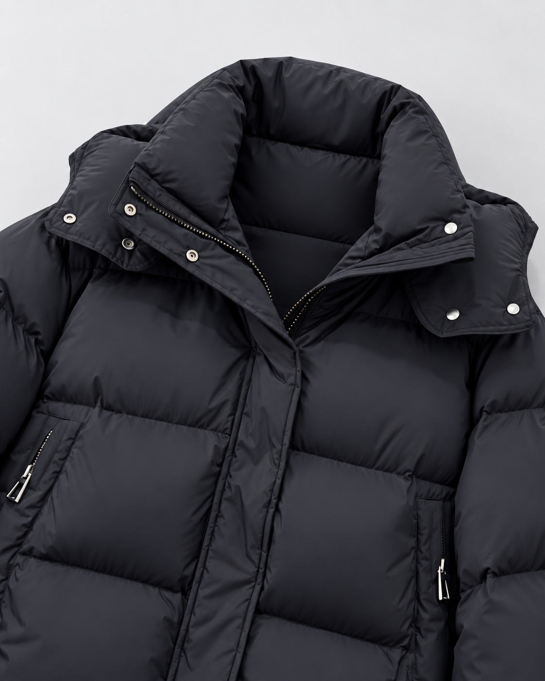 Manou | Oversized Gevoerde Pufferjas met Capuchon