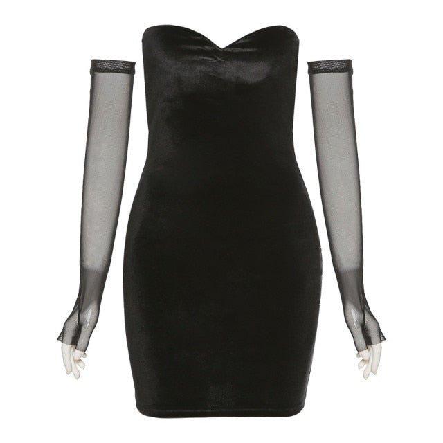 Zeta | Backless mini jurk